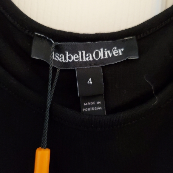 Black Isabella Oliver Maternity dress - Picture 3 of 7